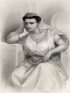 Cleopatra VII (69-30 BC) Illustration from 